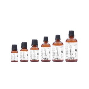 Amber Glass Bottle With Orifice