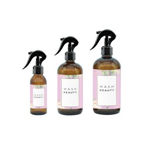 Amber ABR Glass Bottle With Trigger Spray